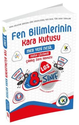 İnformal Yayınları 8. Sınıf LGS Fen Bilimlerinin Kara Kutusu Dijital Çözümlü Çıkmış Soru Bankası - 1