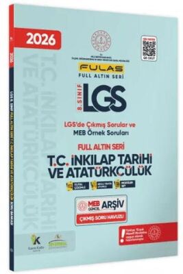 8. Sınıf LGS Full Altın Seri İnkılap Tarihi ve Atatürkçülük MEB Çıkmış Soru Bankası - 1
