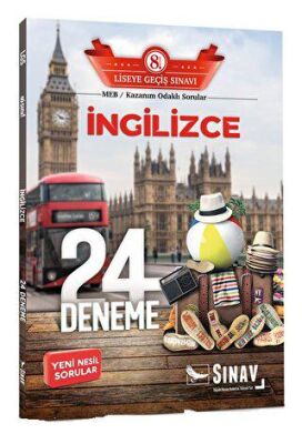 Sınav Yayınları 8. Sınıf LGS 24 İngilizce Deneme - 1