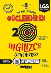 8. Sınıf LGS İngilizce Güçlendiren 20 Deneme - Ankara Yayıncılık