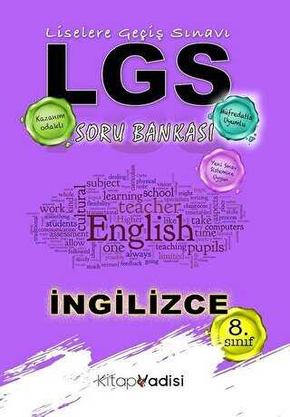 Kitap Vadisi Yayınları 8. Sınıf LGS İngilizce Soru Bankası