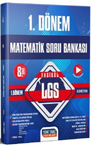Yeni Tarz Yayınları 8. Sınıf LGS Matematik 1. Dönem Soru Bankası