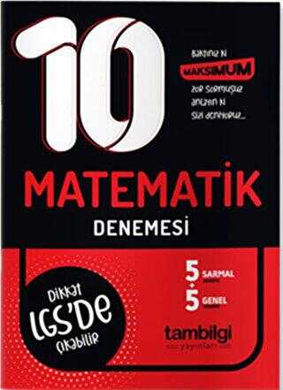 Tambilgi Yayınları 8. Sınıf LGS Matematik 10 Deneme