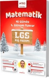 8. Sınıf LGS Matematik 10 Günde 1. Dönem Tekrar Kış Kampı - İntro Yayınları