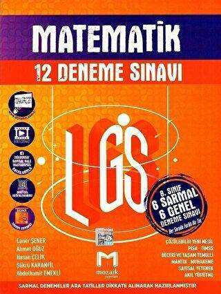 Mozaik Yayınları 8. sınıf LGS Matematik 12`li Deneme Sınavı
