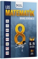 8. Sınıf LGS Matematik 16 x 20 Branş Denemeleri - Krallar Karması