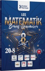 Krallar Karması 8. Sınıf LGS Matematik 20 x 8 Branş Denemeleri - 