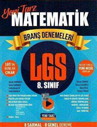 Yeni Tarz Yayınları 8. Sınıf LGS Matematik Branş Denemeleri