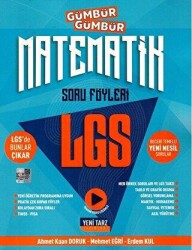 Yeni Tarz Yayınları 8. Sınıf LGS Matematik Gümbür Gümbür Soru Föyleri - Yeni Tarz Yayınları
