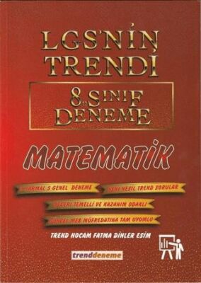 Trend Akademi Yayınları 2021 LGS`nin Trendi 8. Sınıf Deneme Matematik - 1