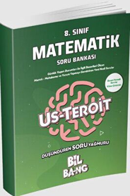 Ünlü Yayınları 8. Sınıf Us-Teroit Matematik Soru Bankası - 1