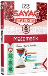 Evrensel İletişim Yayınları 8. Sınıf LGS Sayaç Matematik 20`li Deneme - Evrensel İletişim Yayınları