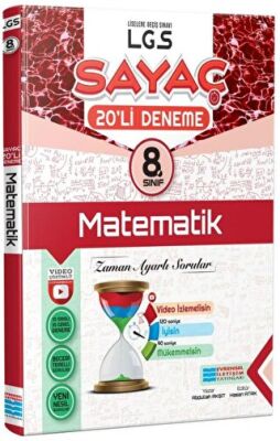 Evrensel İletişim Yayınları 8. Sınıf LGS Sayaç Matematik 20`li Deneme - 1