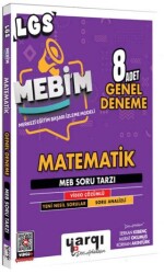 8. Sınıf LGS MEBİM Matematik 8 Adet Genel Deneme - Yargı Yayınevi