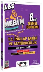 8. Sınıf LGS MEBİM T.C. İnkılap Tarihi ve Atatürkçülük 8 Adet Genel Deneme - Yargı Yayınevi