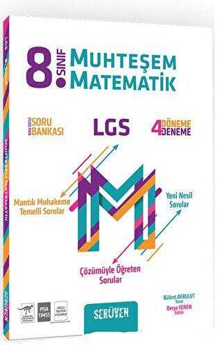Serüven Yayın 8. Sınıf Muhteşem Matematik Konu Özetli Soru Bankası