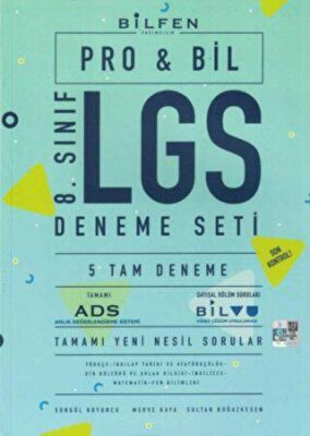 Bilfen Yayıncılık 2021 8. Sınıf LGS Probil Deneme Seti - 1