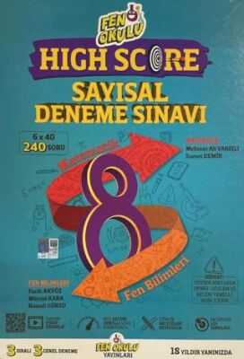 Arı Yayıncılık 8. Sınıf LGS Sayısal High Score Deneme Sınavı - 1
