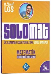 KR Akademi Yayınları 8. Sınıf LGS Solomat Matematik 1. Dönem Soru Bankası - KR Akademi Yayınları