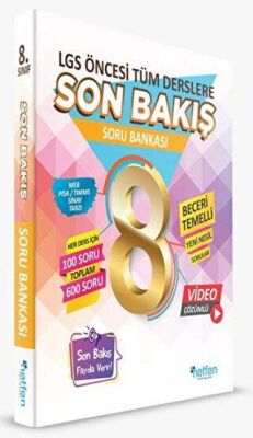 Netfen Yayınları 8. Sınıf LGS Son Bakış Soru Bankası - 1