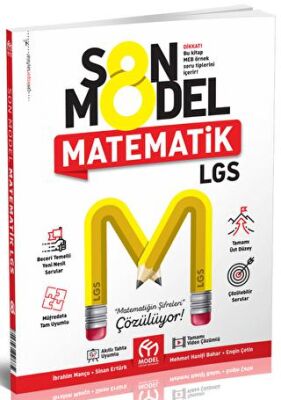 Model Eğitim Yayıncılık 8. Sınıf LGS Son Model Matematik Beceri Temelli Yeni Nesil Sorular - 1