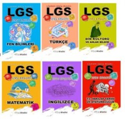 8. Sınıf LGS Soru Bankası Seti - Kitap Vadisi Yayınları