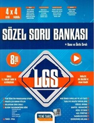 8. Sınıf LGS Sözel Soru Bankası - Yeni Tarz Yayınları