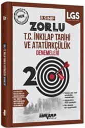 8. Sınıf LGS T.C. İnkılap Tarihi ve Atatürkçülük 20 Zorlu Denemeleri - Ankara Yayıncılık