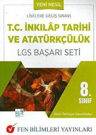 Fen Bilimleri Yayınları 8. Sınıf LGS İnkılap Tarihi ve Atatürkçülük Başarı Seti