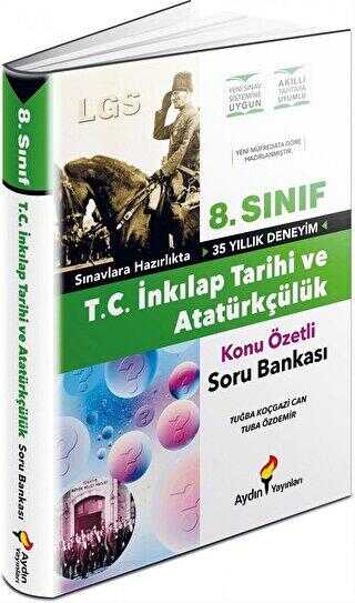 Aydın Yayınları 8. Sınıf İnkılap Tarihi ve Atatürkçülük Konu Özetli Soru Bankası