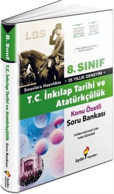 Aydın Yayınları 8. Sınıf İnkılap Tarihi ve Atatürkçülük Konu Özetli Soru Bankası - 1