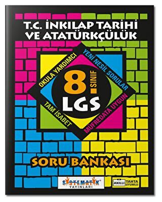 Sistematik Yayınları 8. Sınıf LGS T.C. İnkılap Tarihi ve Atatürkçülük Soru Bankası - 1