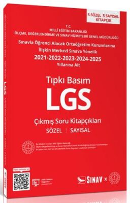 8. Sınıf LGS Tıpkı Basım Son 5 Yıl Çıkmış Soru Kitapçıkları - 1