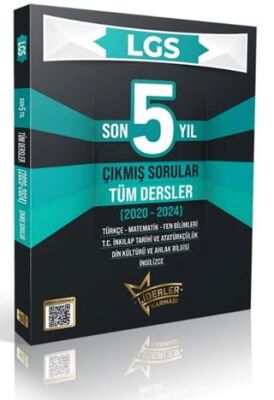 Liderler Karması Yayınları 8. Sınıf LGS Tüm Dersler Çıkmış Sorular Son 5 Yıl Çözümlü - 1