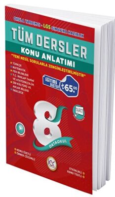 İlk Önce Yayıncılık 8. Sınıf LGS Tüm Dersler Konu Anlatımı - 1