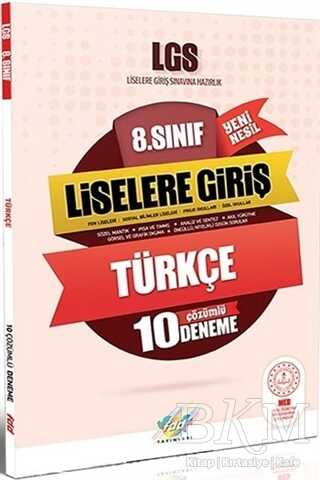 Fdd Yayınları 8. Sınıf LGS Türkçe 10 Çözümlü Deneme