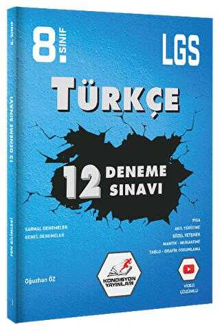 Kondisyon Yayınları 8. Sınıf LGS Türkçe 12`li Deneme Sınavı
