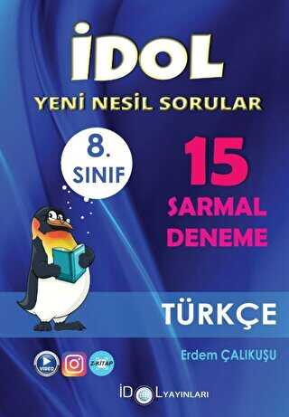 İdol Yayınları 8. Sınıf Türkçe 15 Sarmal Deneme - 1