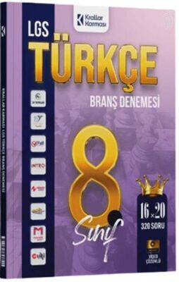 8. Sınıf LGS Türkçe 16 x 20 Branş Denemeleri - 1