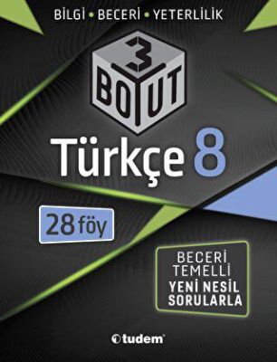 8. Sınıf Türkçe 3 Boyut kapağı