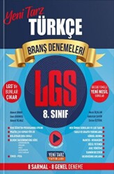 Yeni Tarz Yayınları 8. Sınıf LGS Türkçe Branş Denemeleri - Yeni Tarz Yayınları