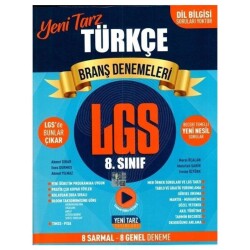 8. Sınıf LGS Türkçe Branş Denemeleri - Yeni Tarz Yayınları
