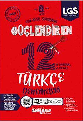 Ankara Yayıncılık 8. Sınıf LGS Türkçe Güçlendiren 12 Deneme