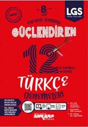 8. Sınıf LGS Türkçe Güçlendiren 12 Deneme - Ankara Yayıncılık
