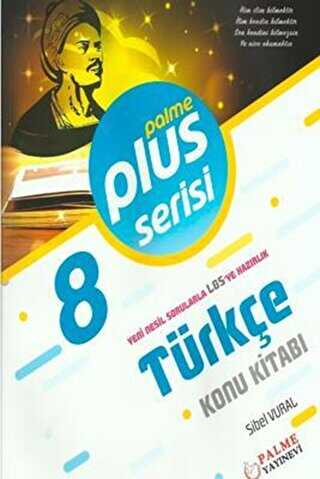 Palme Yayıncılık Palme 8. Sınıf Plus Serisi Türkçe Konu Kitabı