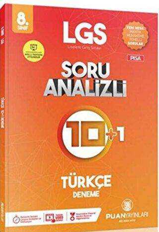 Puan Akademi Yayınları 8. Sınıf LGS Soru Analizli 10+1 Türkçe Deneme