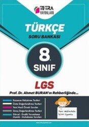 8. Sınıf LGS Türkçe Soru Bankası - Tetra Yayınları