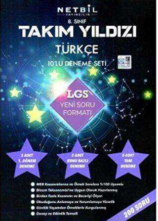 Netbil Yayıncılık 8. Sınıf LGS Türkçe Takım Yıldızı 10`lu Deneme Seti