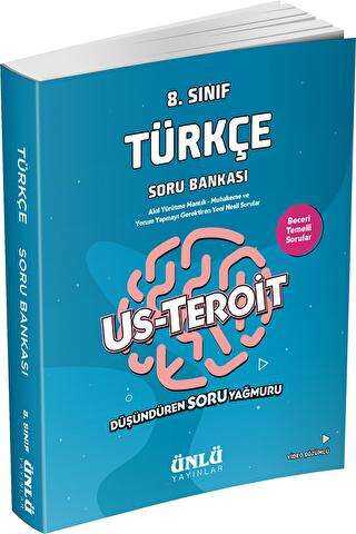 Ünlü Yayınları 8. Sınıf LGS Türkçe Us - Teroit Soru Bankası