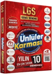 8. Sınıf LGS Ünlüler Karması 10`lu Deneme - Ünlüler Yayınları